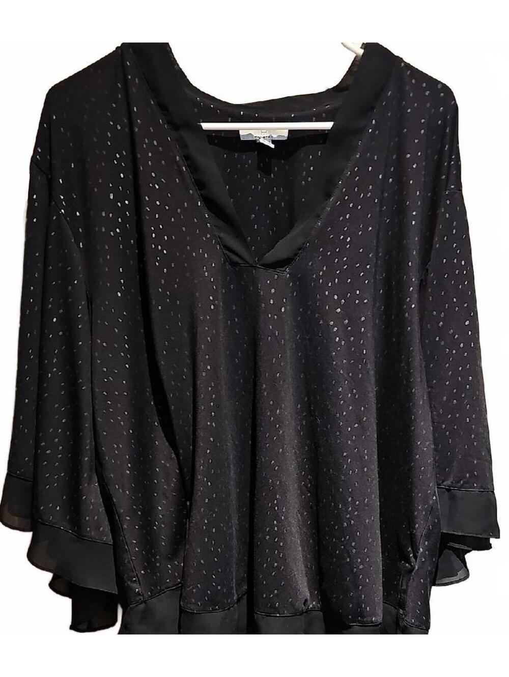 Halston Elegant Black Women's Top Size L